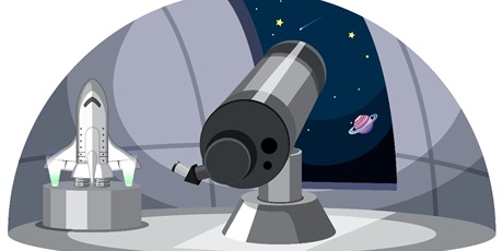 Mobilne planetarium-seans