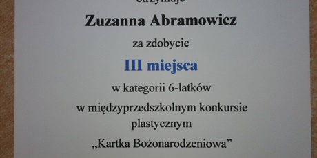 Powiększ grafikę: rozstrzygniecie-miedzyprzedszkolnego-konkursu-plastycznego-kartka-bozonarodzeniowa-243387.jpg