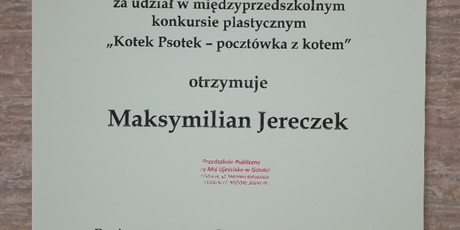 Powiększ grafikę: rozstrzygniecie-miedzyprzedszkolnego-konkursu-plastycznego-kotek-psotek-257976.jpg