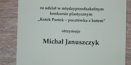 Powiększ grafikę: rozstrzygniecie-miedzyprzedszkolnego-konkursu-plastycznego-kotek-psotek-257977.jpg