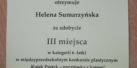 Powiększ grafikę: rozstrzygniecie-miedzyprzedszkolnego-konkursu-plastycznego-kotek-psotek-257986.jpg