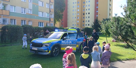 Spotkanie Wesołych Skrzatów z Panią Policjant