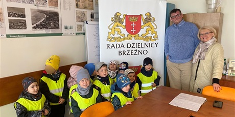 Wyjście dzieci z grupy Chochliki do Rady Dzielnicy Brzeźno