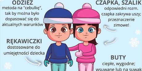 Zimowy strój przedszkolaka.
