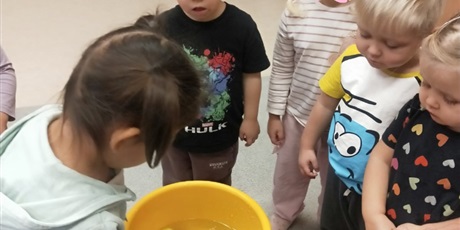 Powiększ grafikę: Eksperymenty - "Co pływa, co tonie"? 