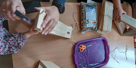 Powiększ grafikę: ,,Karmnikowe warsztaty z rodzicami''