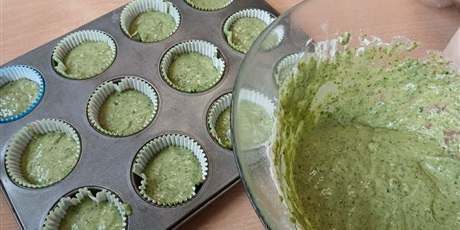 Powiększ grafikę: Szpinakowe mufinki