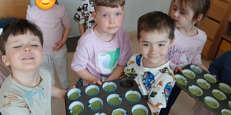 Powiększ grafikę: Szpinakowe mufinki