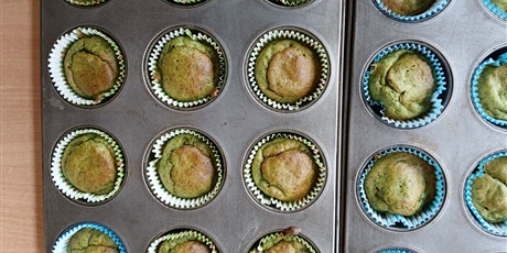 Powiększ grafikę: Szpinakowe mufinki