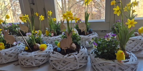 Powiększ grafikę: Warsztaty,, Kwiatowy koszyczek''