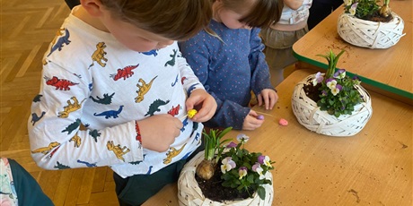 Powiększ grafikę: Warsztaty,, Kwiatowy koszyczek''