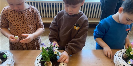 Powiększ grafikę: Warsztaty,, Kwiatowy koszyczek''