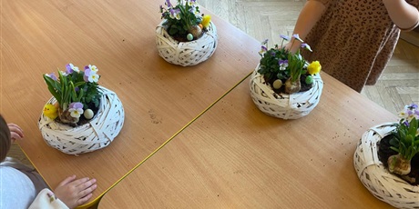 Powiększ grafikę: Warsztaty,, Kwiatowy koszyczek''