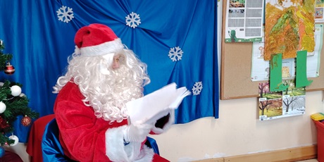 Powiększ grafikę: Wizyta Elfa i Mikołaja 