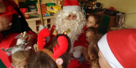 Powiększ grafikę: Wizyta Elfa i Mikołaja