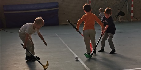 Powiększ grafikę: Wizyta grupy „Elfy” w Przedszkolu nr 44 – ZSO 10 i udział w zajęciach sportowych