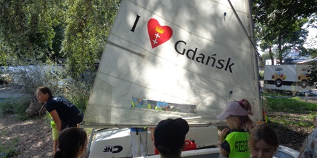 Powiększ grafikę: Wyjście do bazy żeglarskiej w Gdańsku Brzeźnie