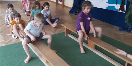 Powiększ grafikę: Zajęcia z gimnastyki korekcyjnej