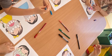 Powiększ grafikę: Zajęcia z panią logopedką Maritą