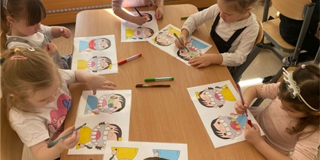 Powiększ grafikę: Zajęcia z panią logopedką Maritą