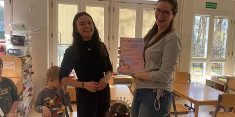 Powiększ grafikę: Zajęcia z panią logopedką Maritą