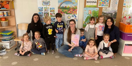 Powiększ grafikę: Zajęcia z panią logopedką Maritą