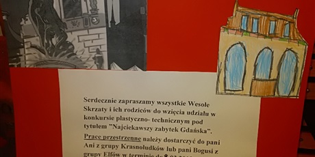 Powiększ grafikę: Konkurs Przedszkolny ,,Najciekawszy zabytek Gdańska''